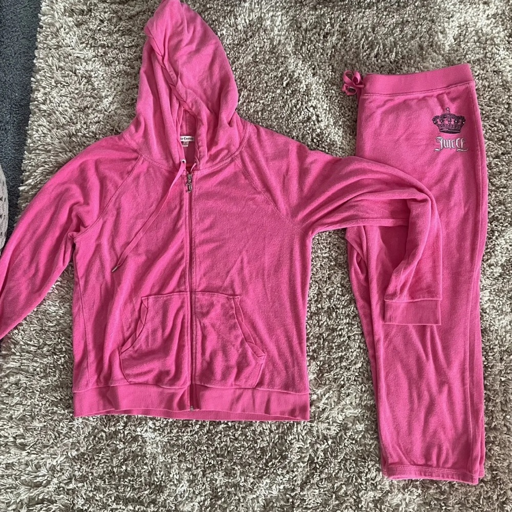 Juicy Couture Pink Tracksuit Set